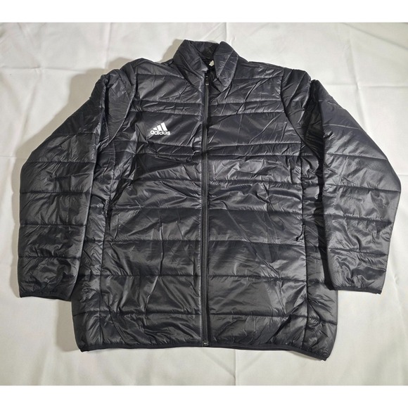 adidas Other - Adidas Men's XL Black Lightweight Puffer Jacket Full Zip Quilted